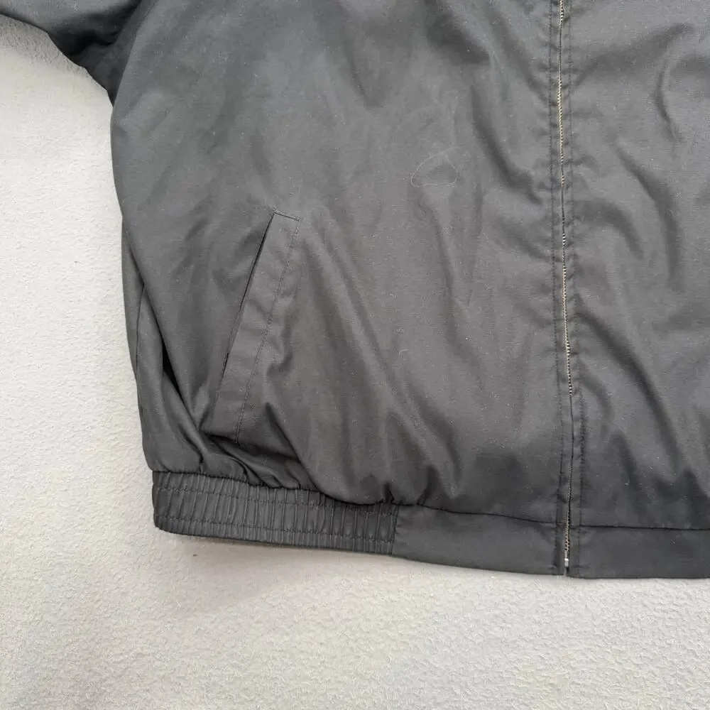 Polo Ralph Lauren Jacket Mens 2XL XXL Black Harrington Windbreaker Pony Logo‎